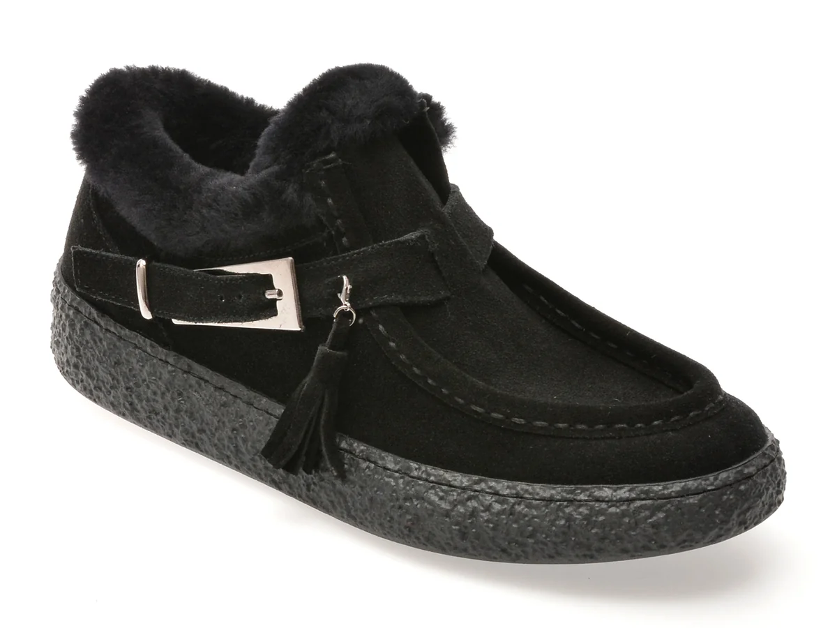 Ghete Epica Negre, 1181561, Din Piele Intoarsa