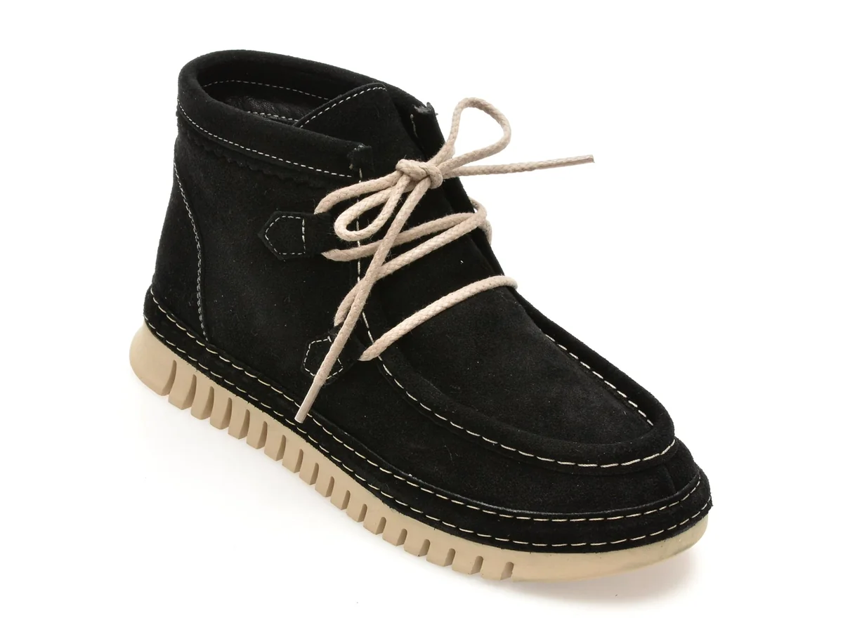 Ghete Gryxx Negre, 3911502, Din Piele Întoarsă