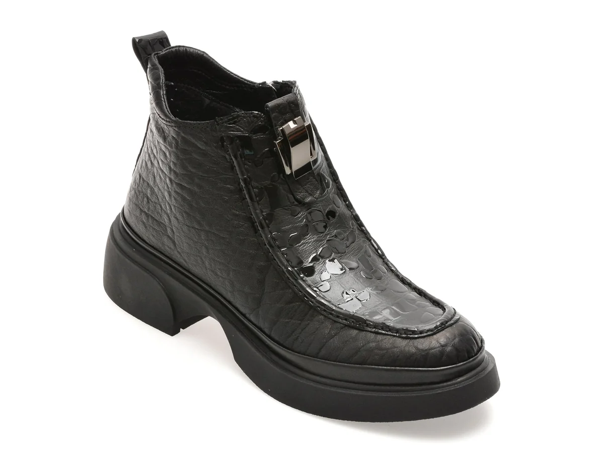 Ghete Gryxx Negre, 38705, Din Piele Naturală
