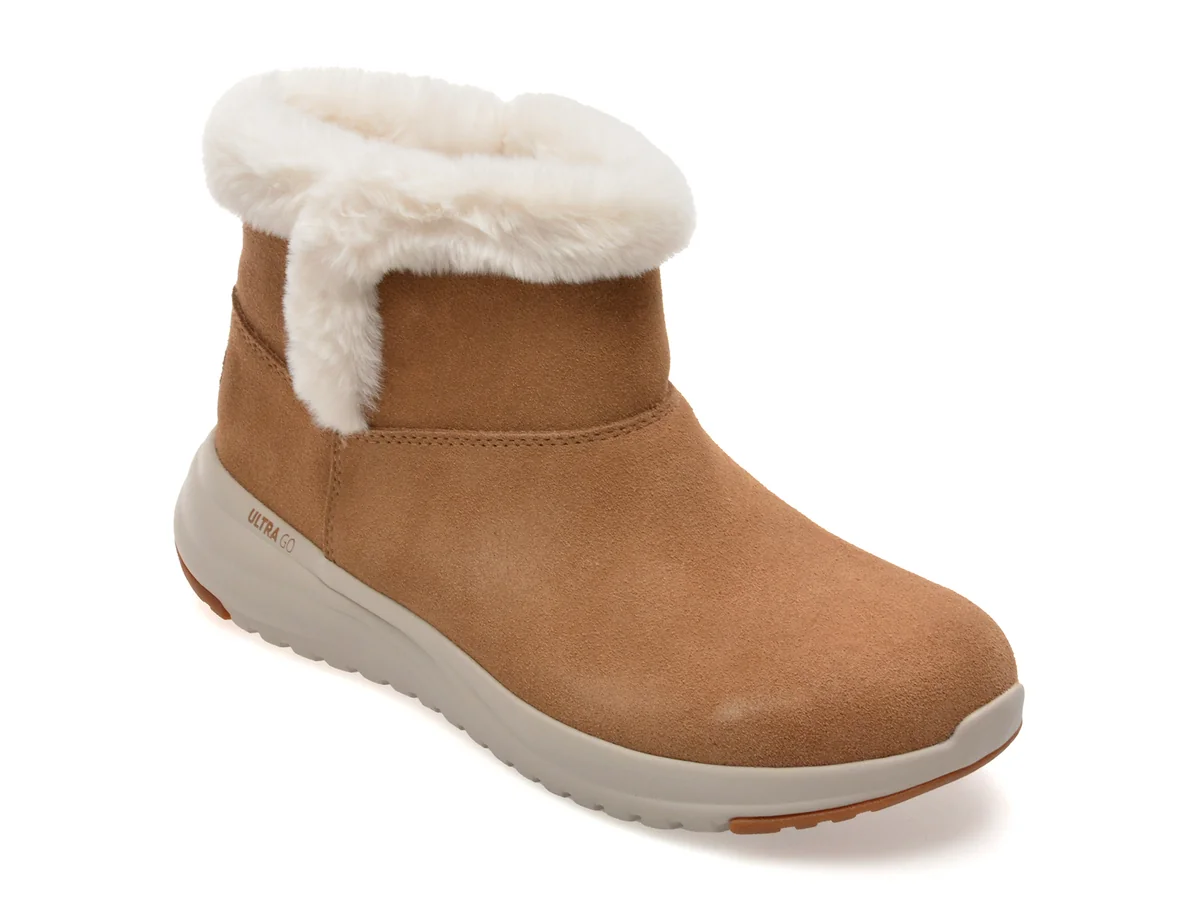 Ghete Skechers Maro On-The-Go Stellar Din Piele Întoarsă