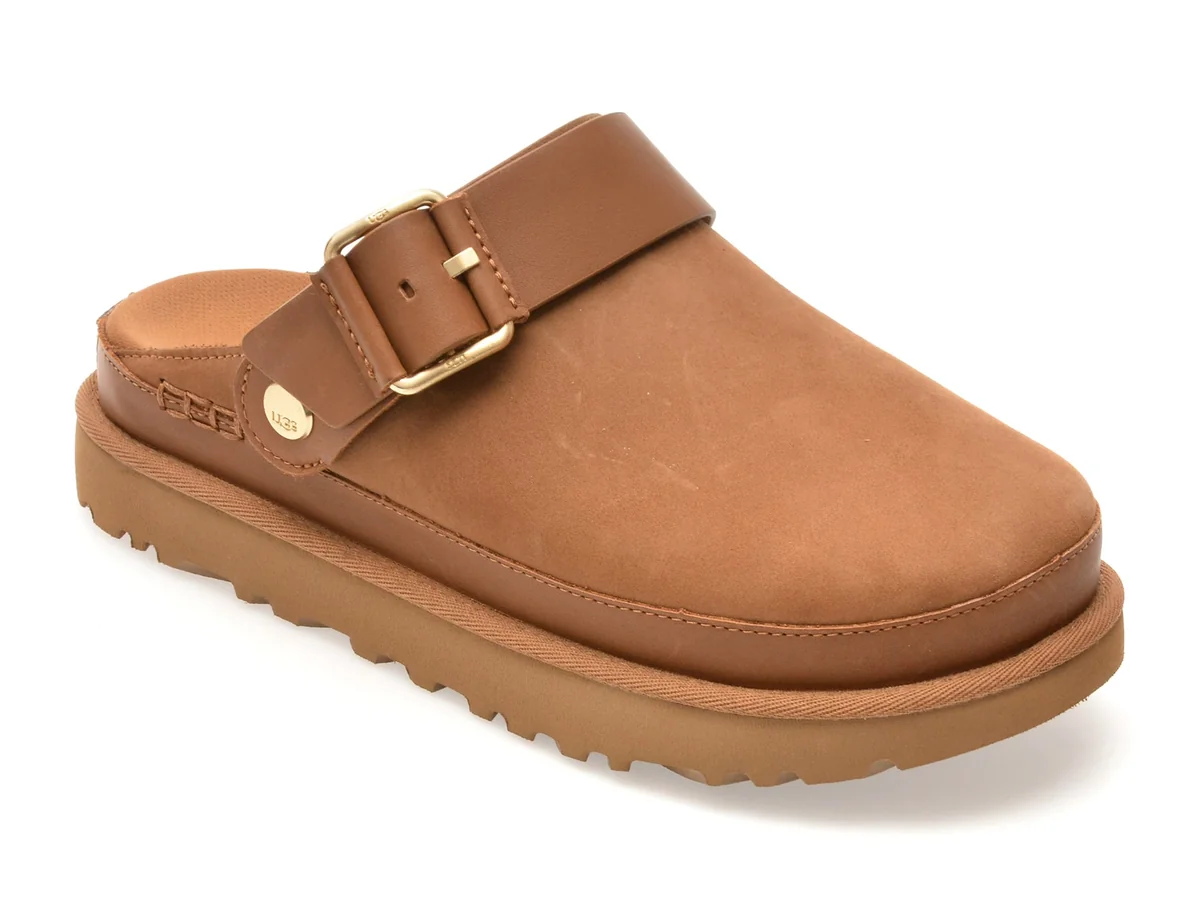 Papuci Ugg Maro, Goldenstar Villa Clog, Din Năbuc