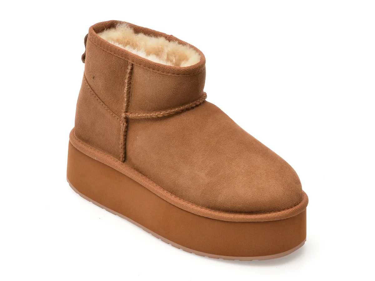 Ghete Emu Maro, Stinger Micro Flatform, Din Piele Întoarsă