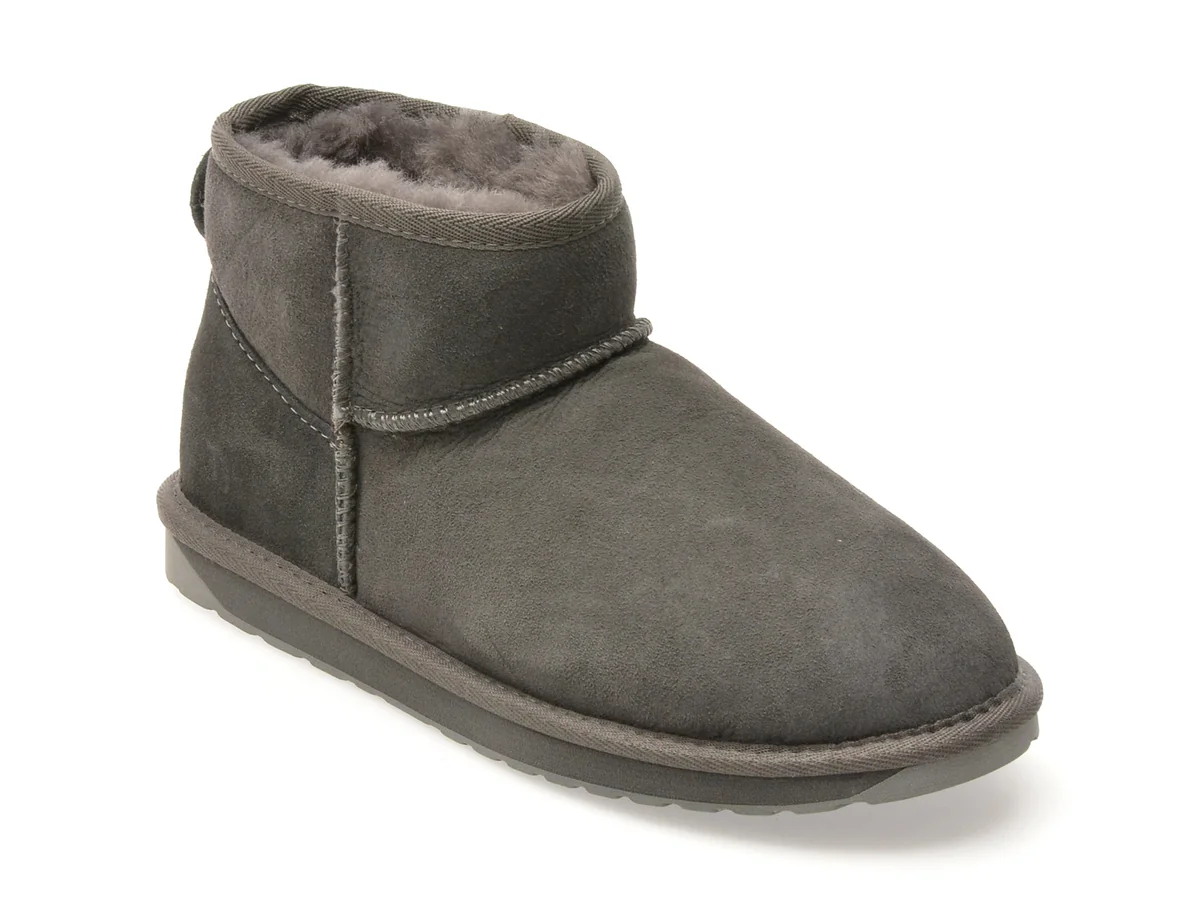 Ghete Emu Gri Stinger Micro Din Piele Întoarsă