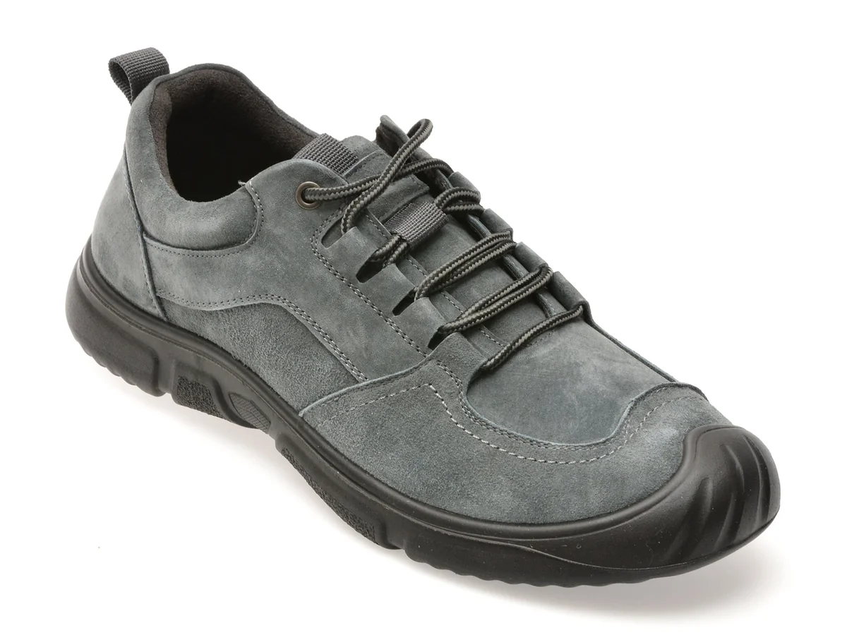 Pantofi Sport Gryxx Gri, WB01, Din Năbuc