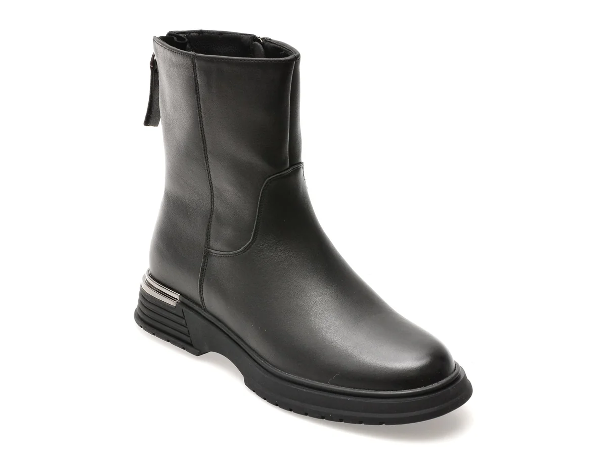 Ghete Epica Negre, 13881, Din Piele Naturală