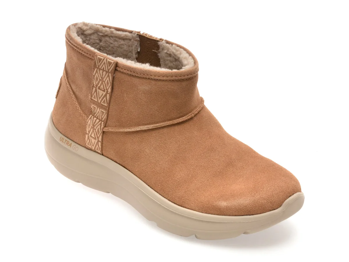 Ghete Skechers Maro, On-The-Go Encore, Din Piele Întoarsă