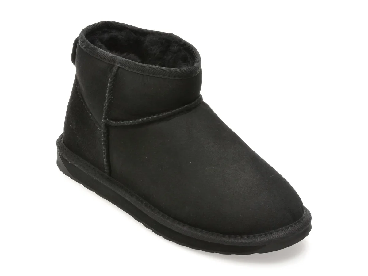 Ghete Emu Negre Stinger Micro Din Piele Întoarsă