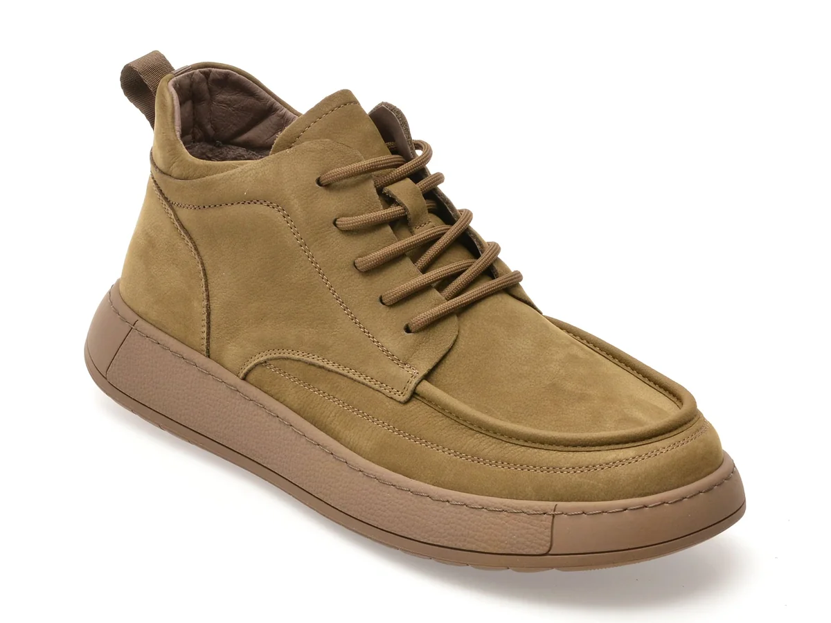 Ghete Gryxx Kaki, 1012, Din Piele Naturala