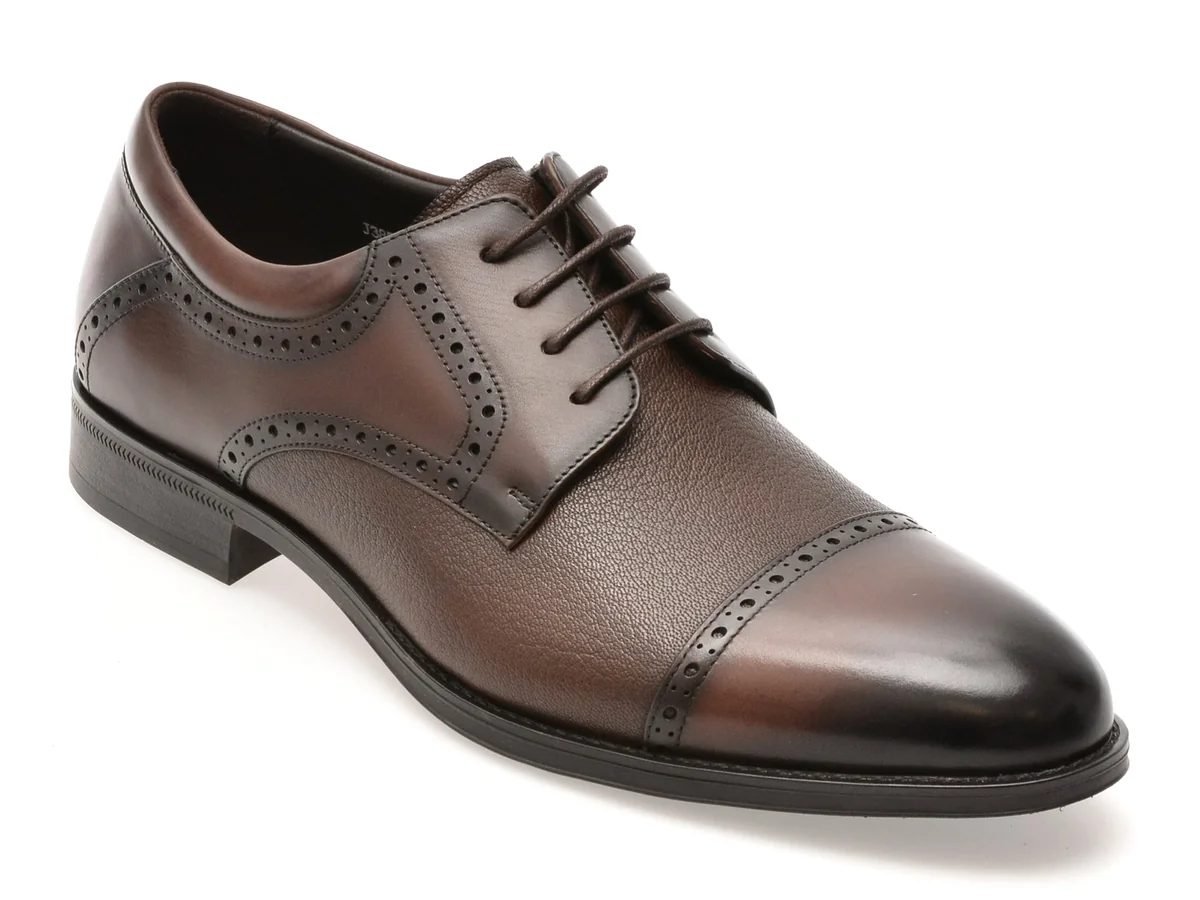 Pantofi Eleganți Epica Maro J3856 Din Piele Naturală