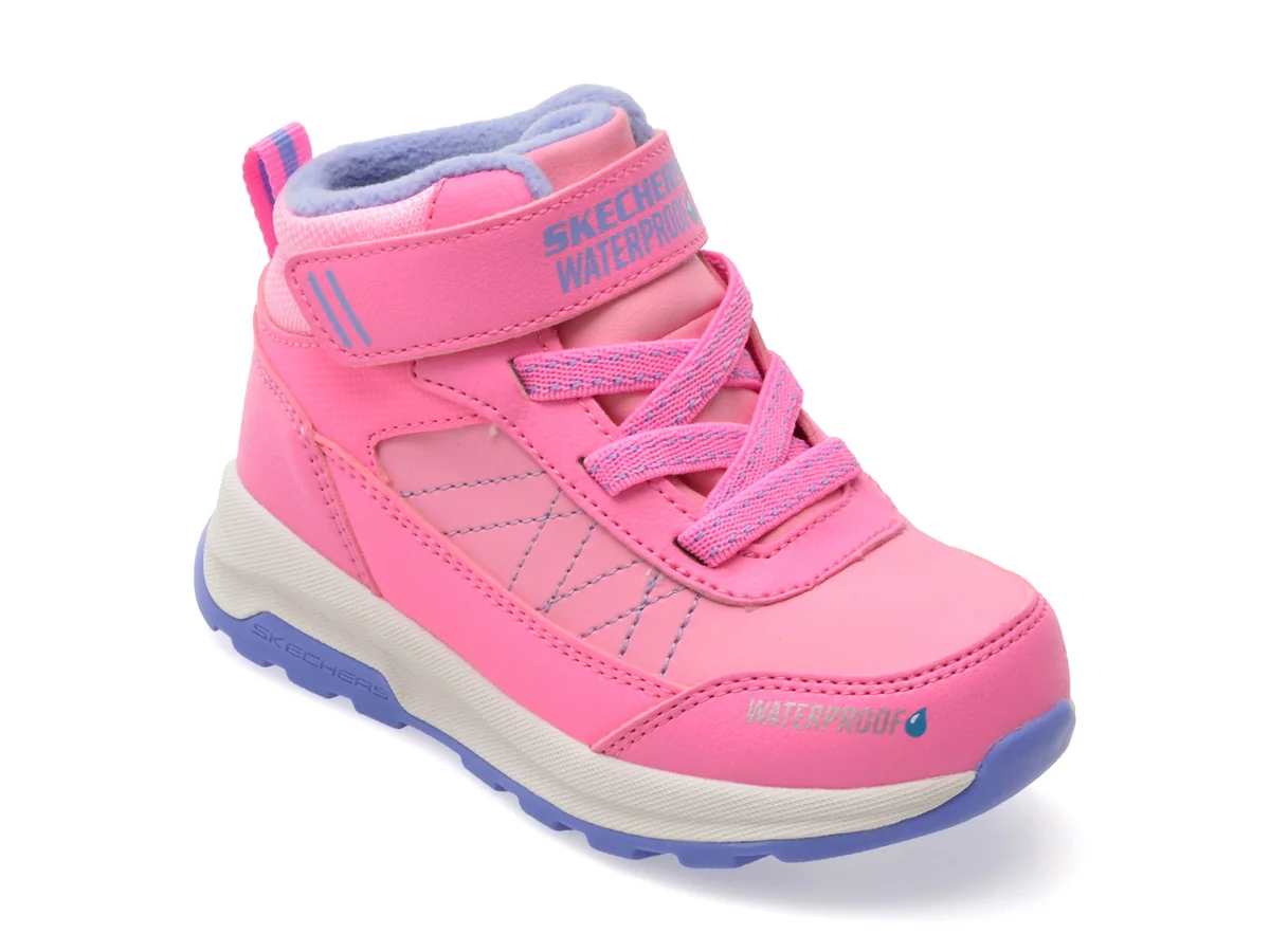 Ghete Skechers Roz, Storm Blazer, Din Piele Ecologică