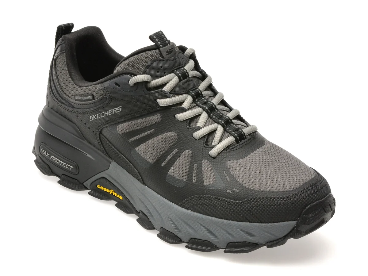 Pantofi Sport Skechers Negri, Max Protect, Din Material Textil