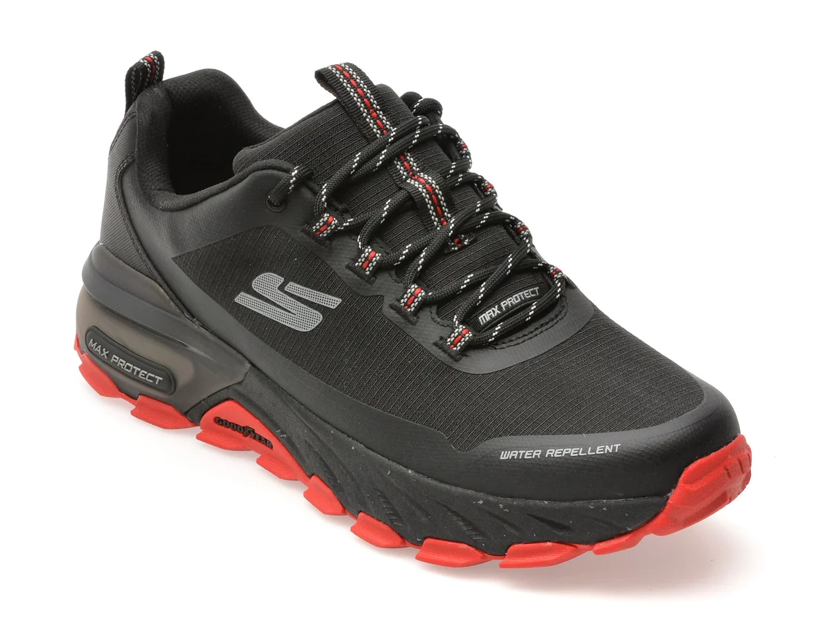 Pantofi Sport Skechers Negri, Max Protect, Din Material Textil
