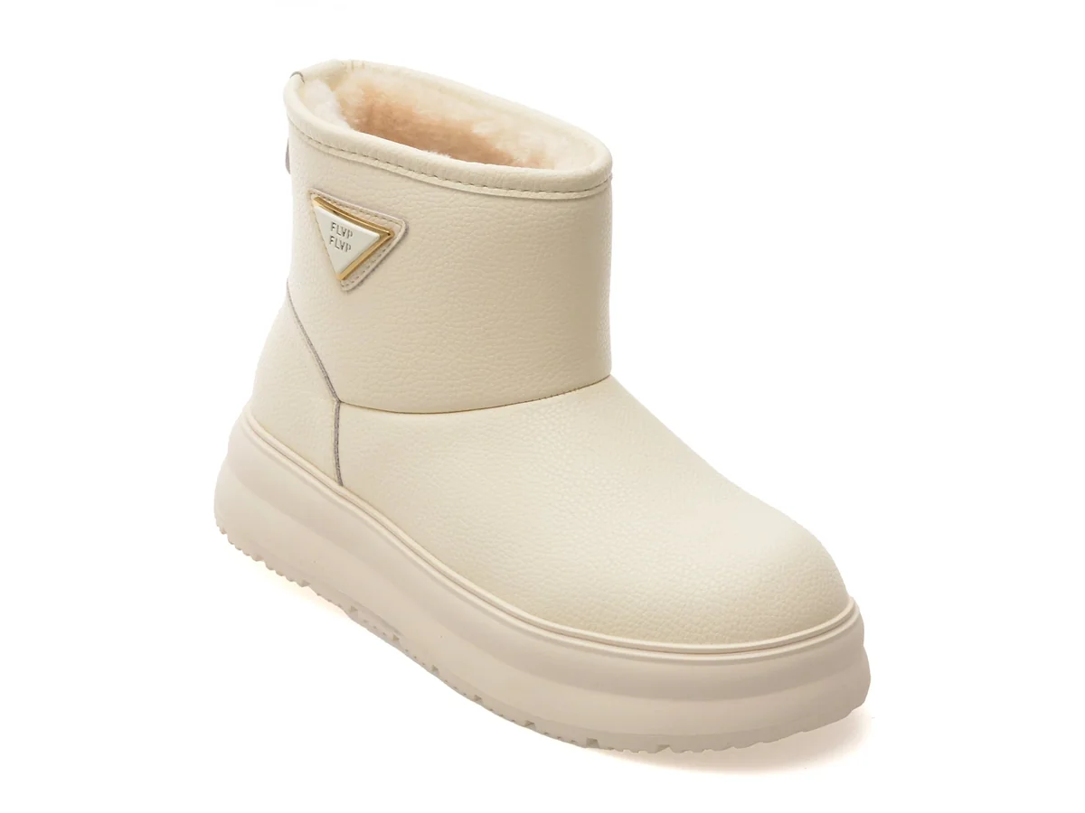 Ghete Flavia Passini Albe, 1112, Din Piele Naturala