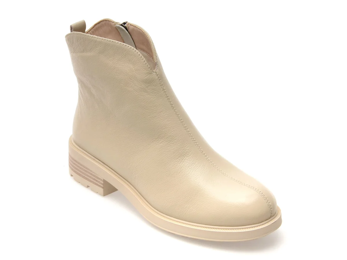 Ghete Gryxx Bej, X2117, Din Piele Naturala