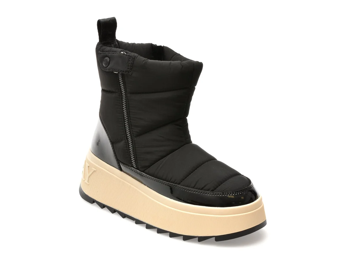 Ghete Replay Negre, WZ7U02T, Din Material Textil