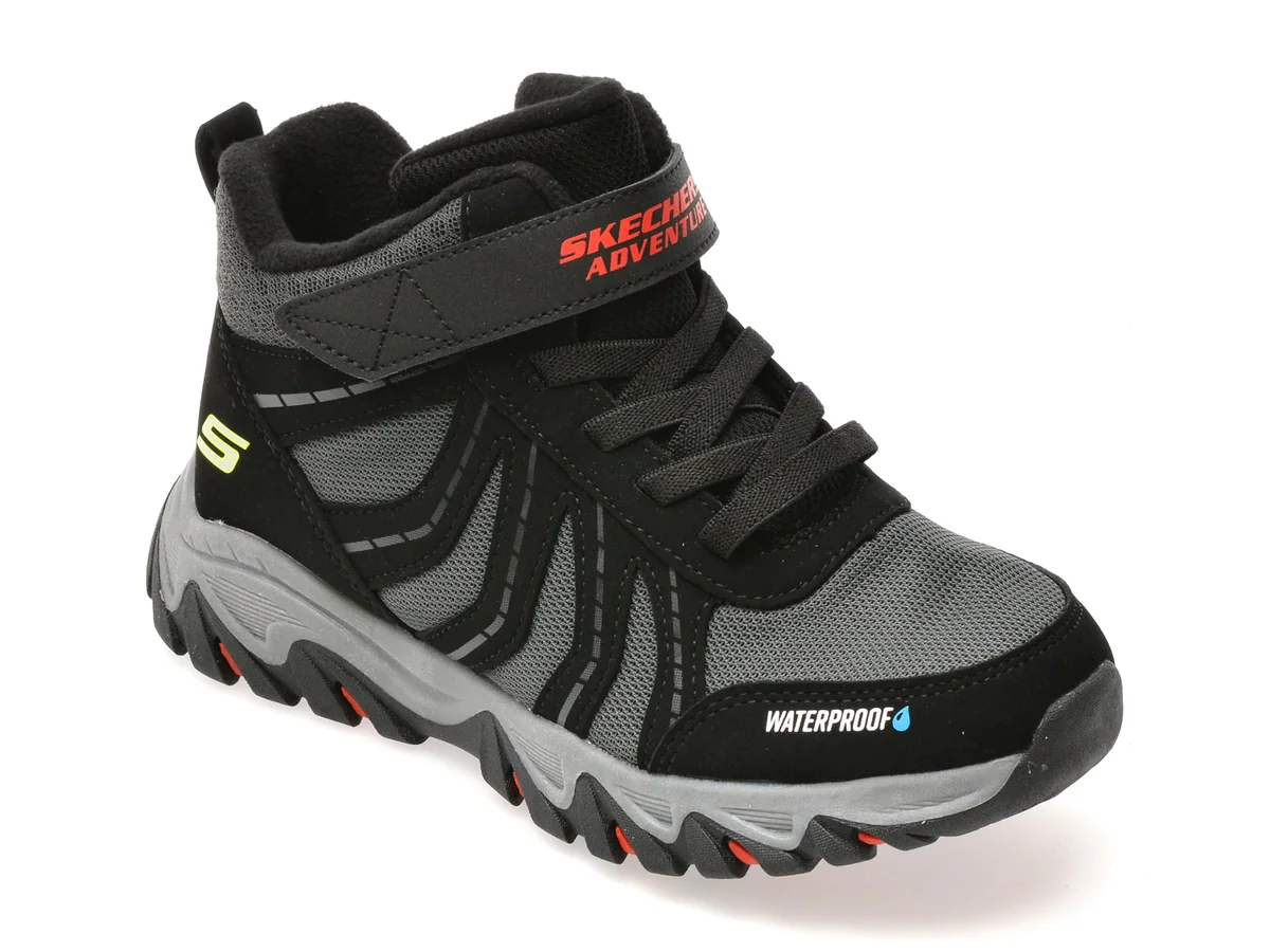 Ghete Skechers Negre Rugged Ranger Din Material Textil