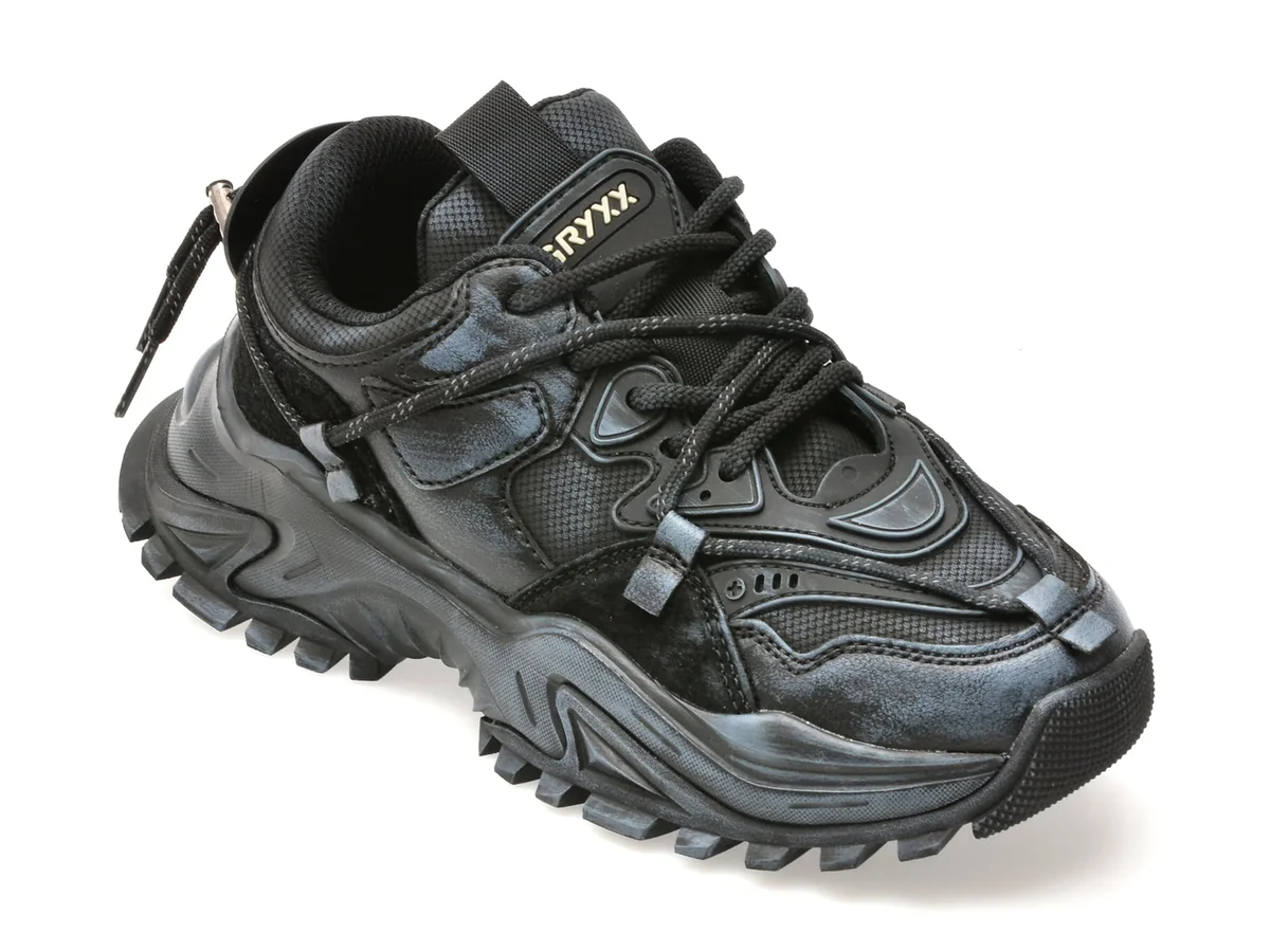 Pantofi Sport Gryxx Negri, 82679, Din Piele Ecologică