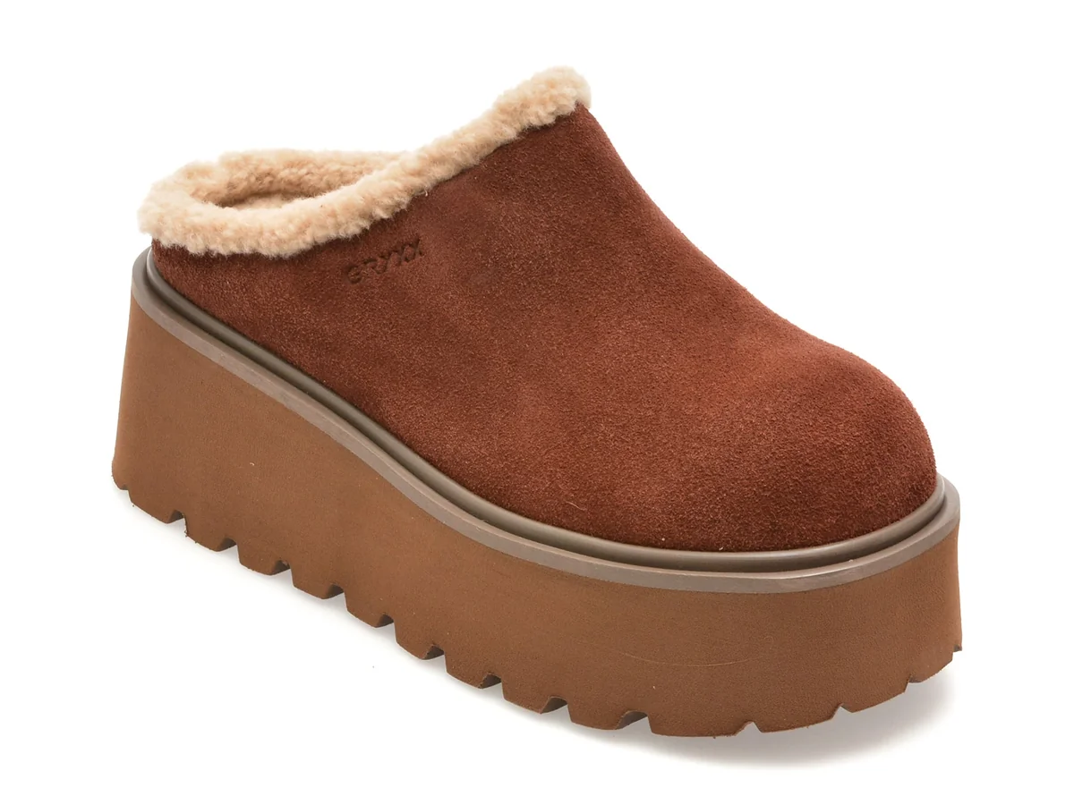 Papuci Gryxx Vișinii, 2072, Din Piele Întoarsă