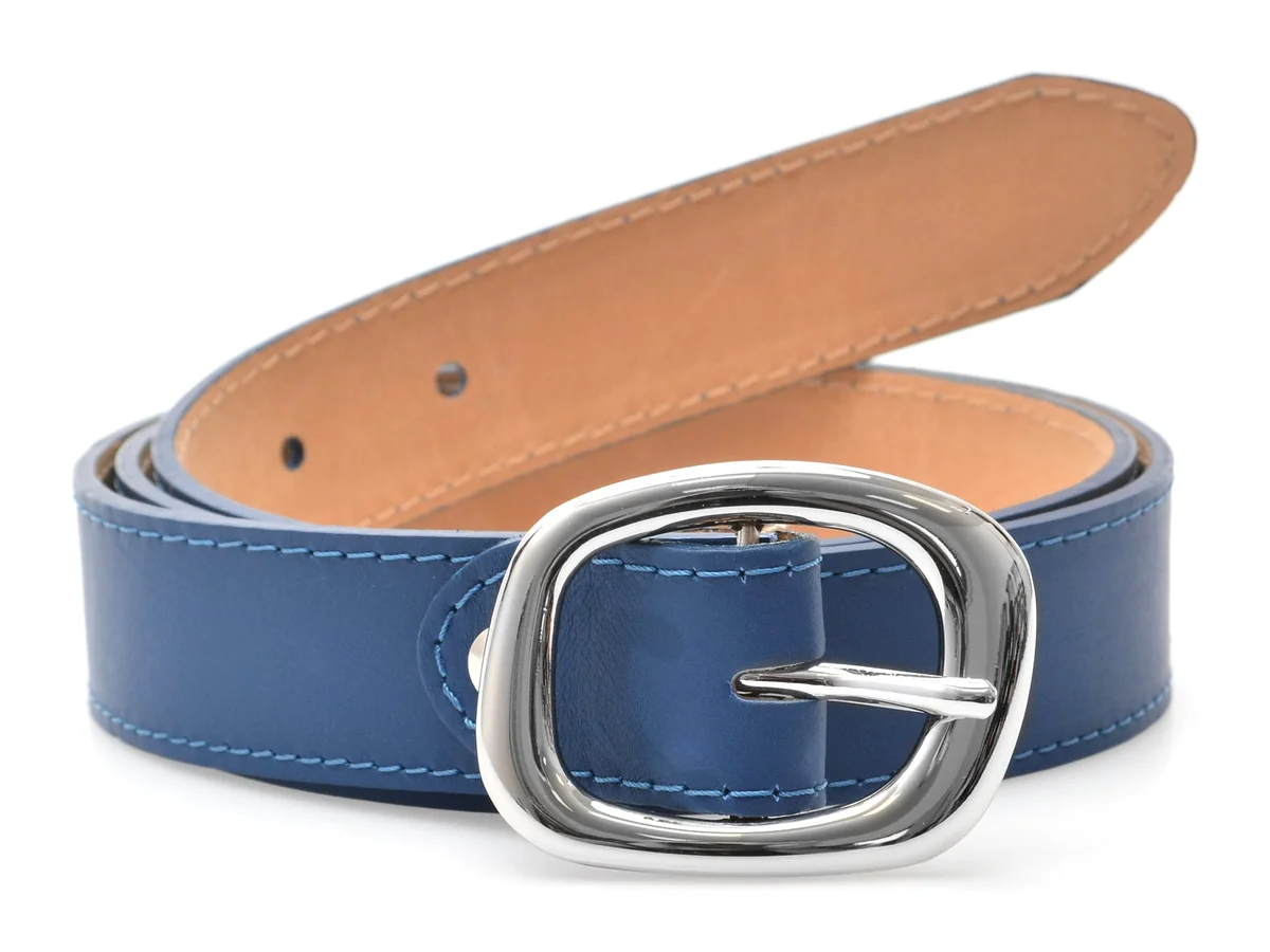 Curea Gryxx Albastra, FG3, Din Piele Naturala