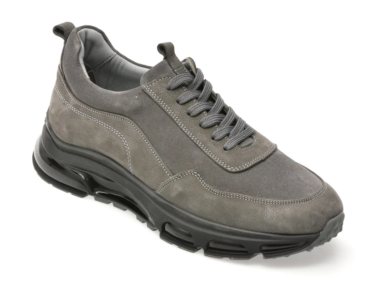Pantofi Sport Gryxx Gri, MS2001, Din Nabuc
