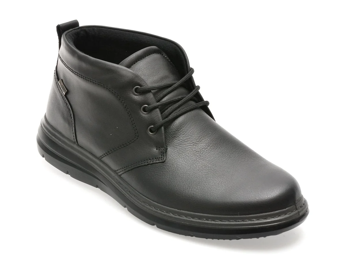 Ghete Imac Negre, 851338, Din Piele Naturala