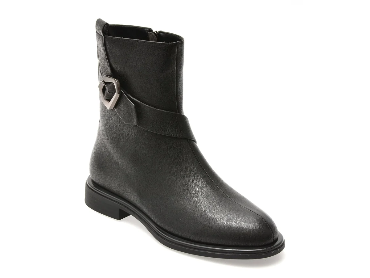 Ghete Aldo Negre, W15307, Din Piele Naturala