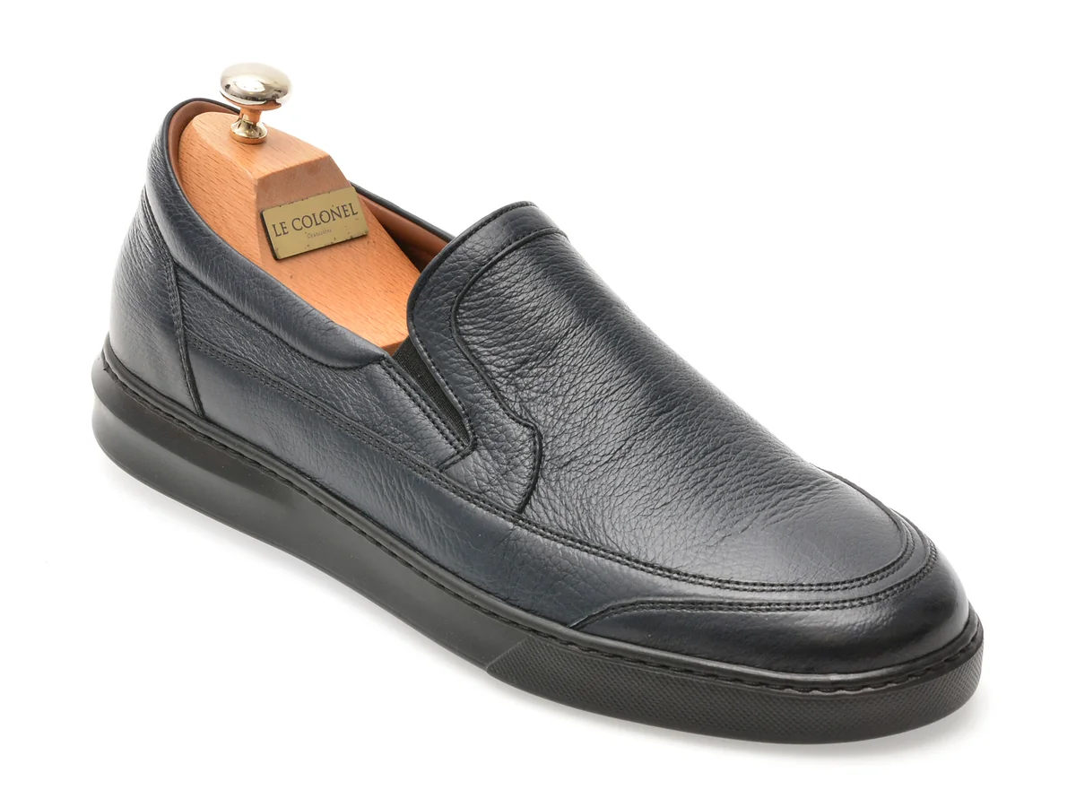 Pantofi Eleganti Le Colonel Bleumarin, 62904, Din Piele Naturala