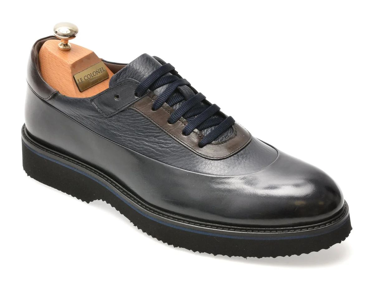 Pantofi Sport Le Colonel Bleumarin, 65261, Din Piele Naturala