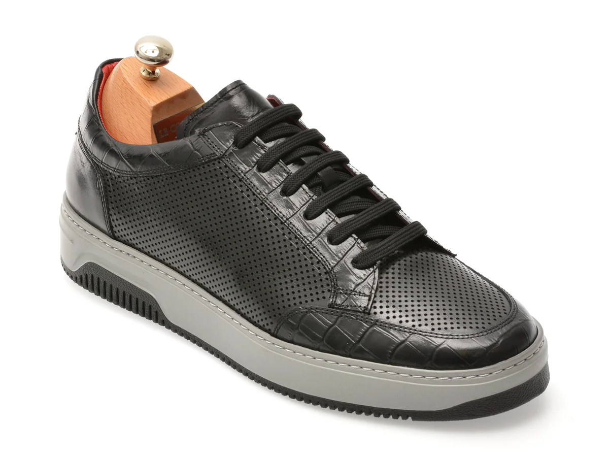 Pantofi Sport Le Colonel Negri, 63208, Din Piele Croco