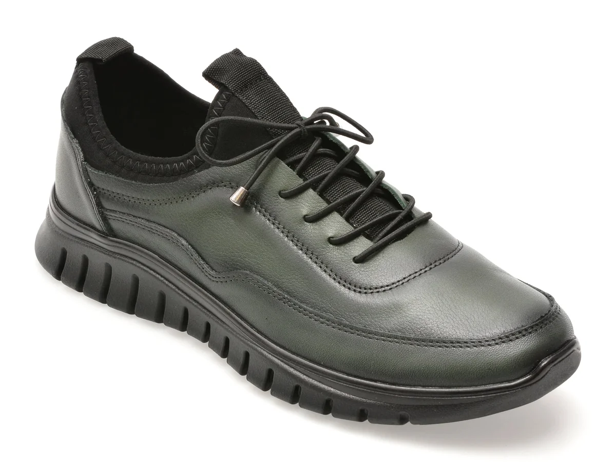 Pantofi Sport Flavia Passini Kaki, EV2843, Din Piele Naturala