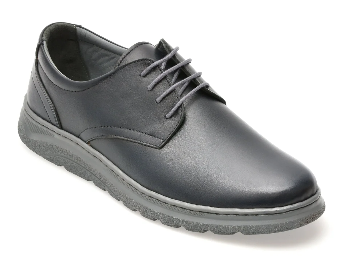 Pantofi Bite The Bullet Bleumarin, FL362T, Din Piele Naturala