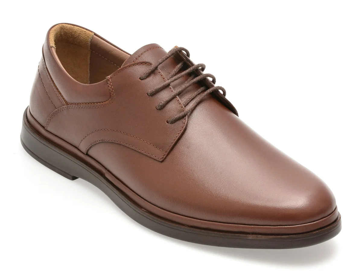 Pantofi Eleganti Bite The Bullet Maro, Fl326, Din Piele Naturală