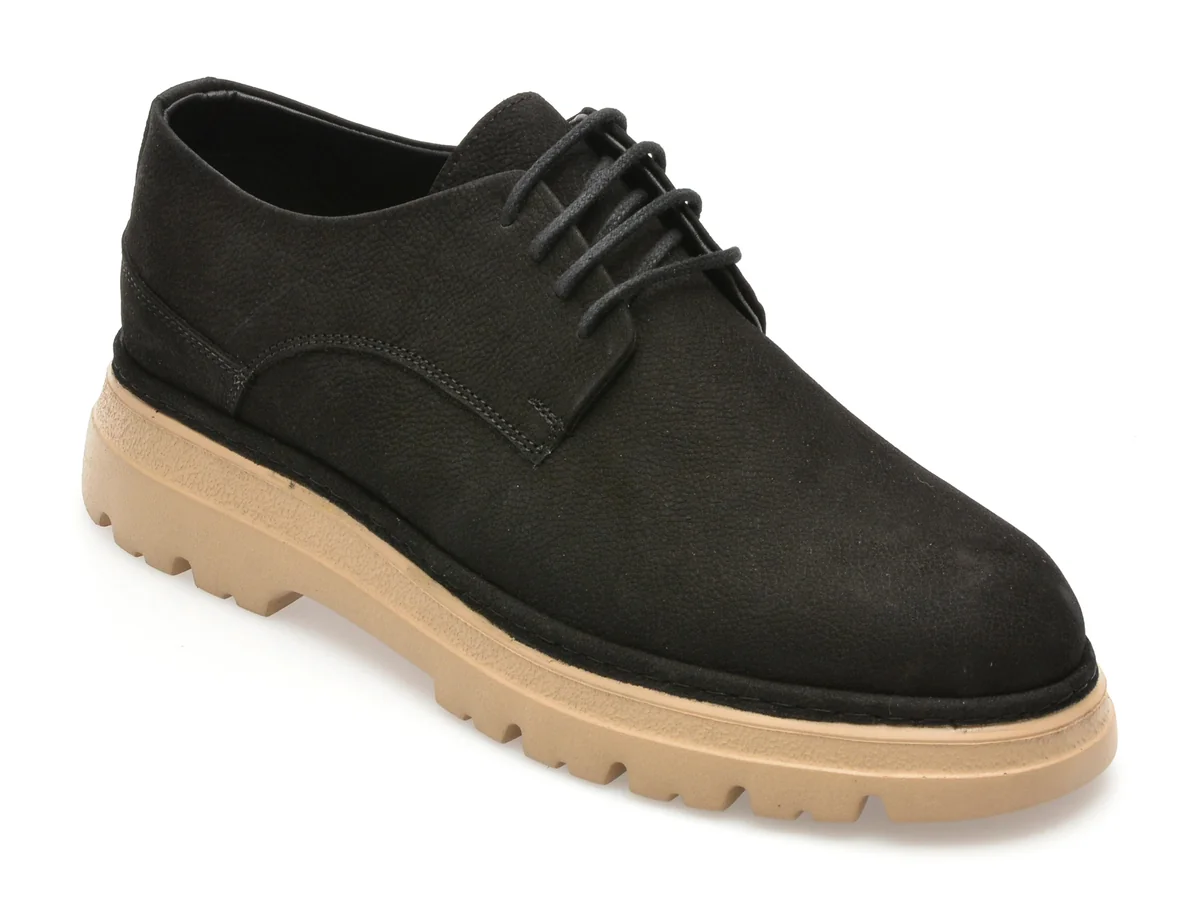 Pantofi Gryxx Negri, M7613, Din NabuC