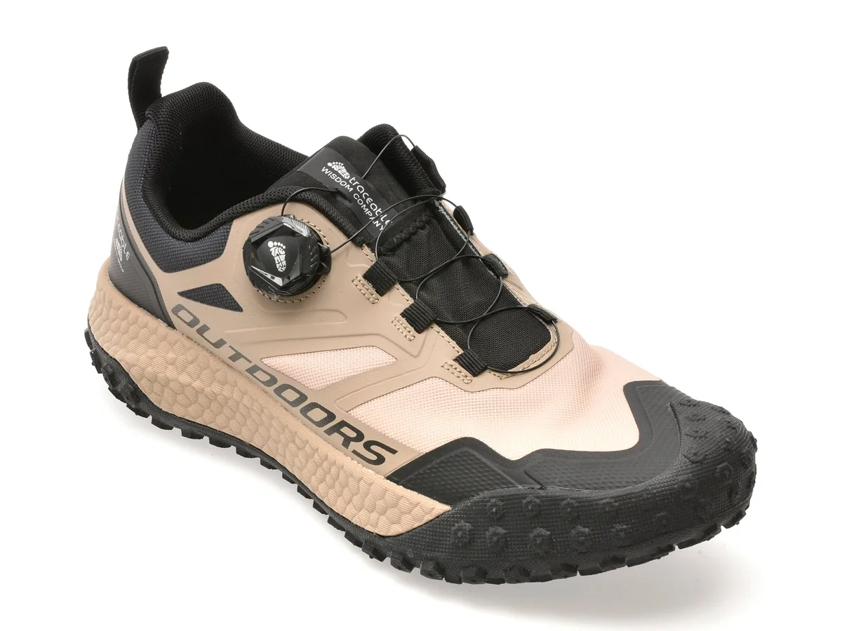 Pantofi Sport Traceable Bej, 6636, Din Material Textil