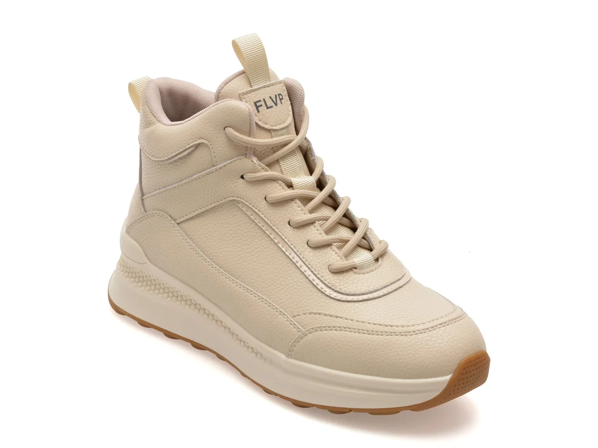 Ghete Flavia Passini Bej, 82011, Din Piele Naturală