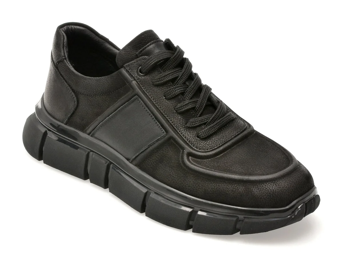 Pantofi Sport Gryxx Negri 33635 Din Nabuc