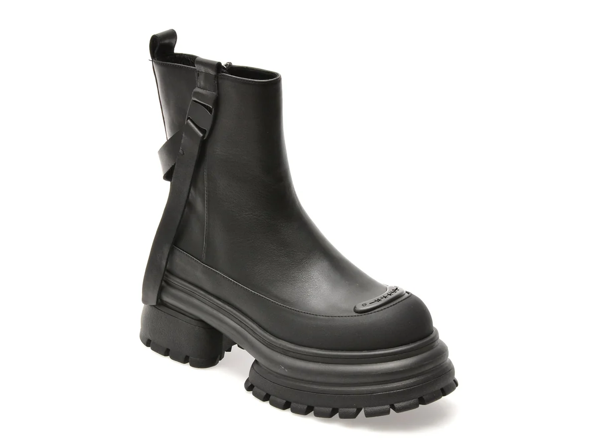 Ghete Gryxx Negre, 2005, Din Piele Naturala