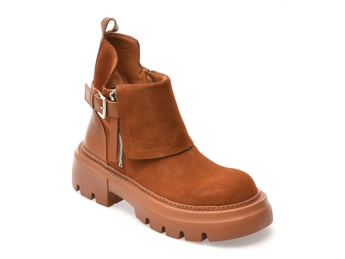 Ghete Flavia Passini Maro, V3125, Din Piele Întoarsă