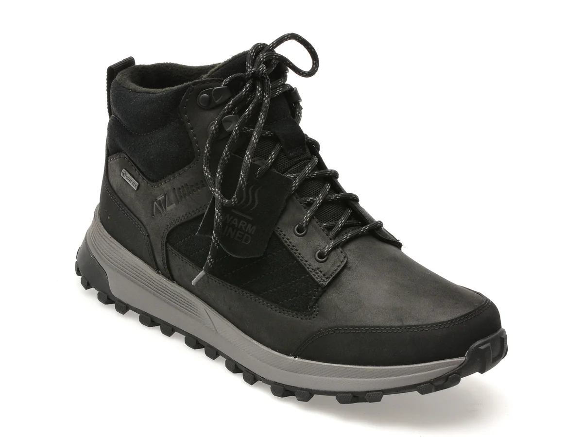 Ghete Clarks Negre, Atl Trek Hi Gtx, Din Piele Naturala