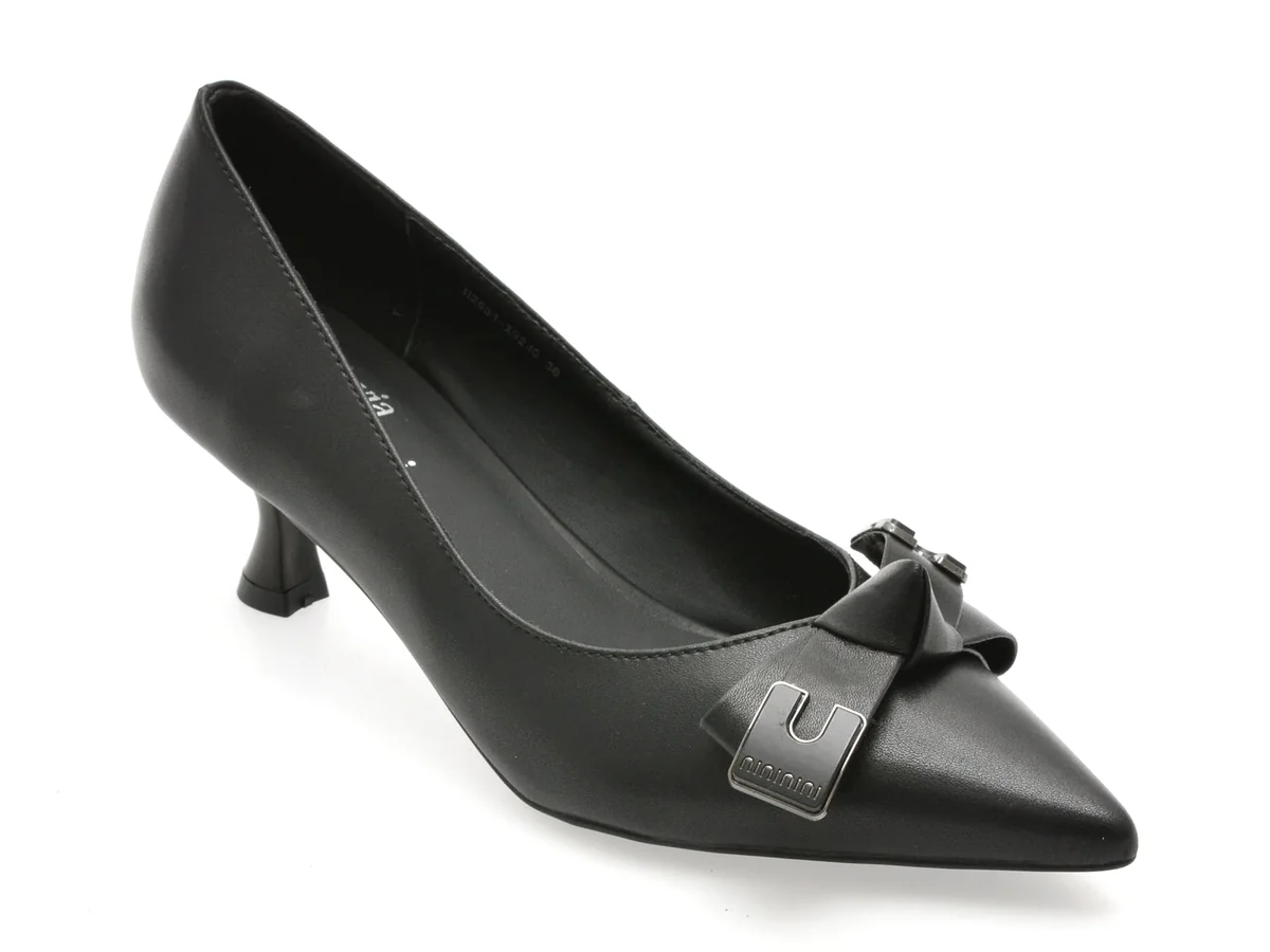 Pantofi Eleganti Flavia Passini Negri, X9240, Din Piele Naturală