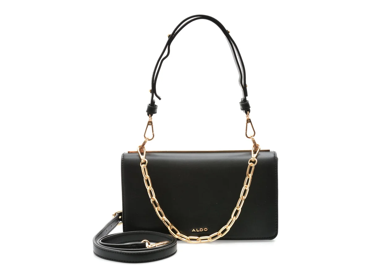 Geanta Aldo Neagra, Dabouca 001, Din Piele Ecologica