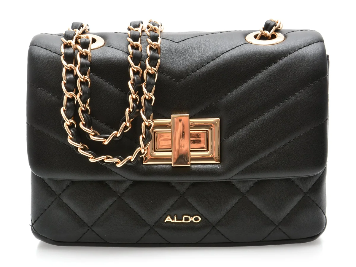 Geanta Aldo Neagra, ALNILAMM 001, Din Piele Ecologica