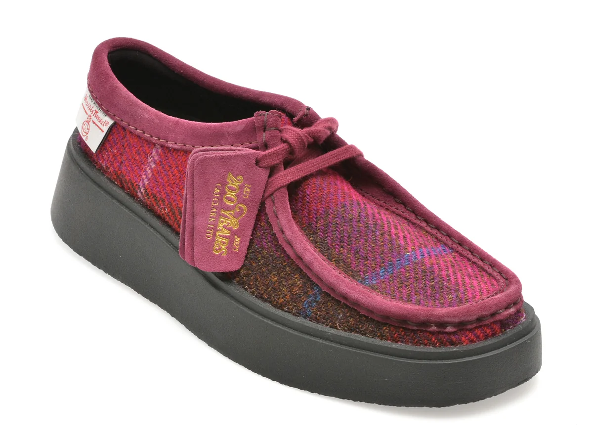 Mocasini Clarks Mov, Torview W, Din Material Textil