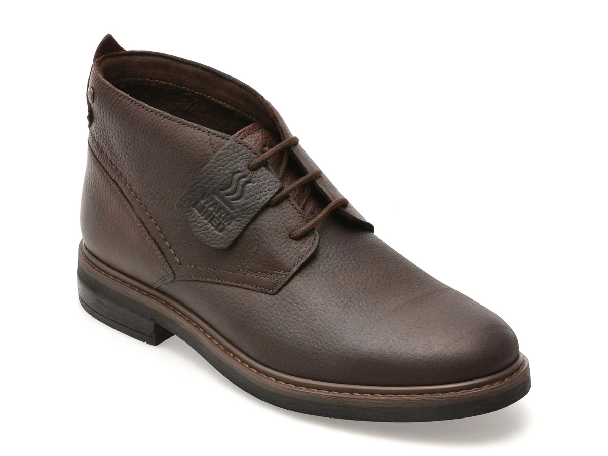 Ghete Clarks Maro, Newford Mid WP, Din Piele Naturala