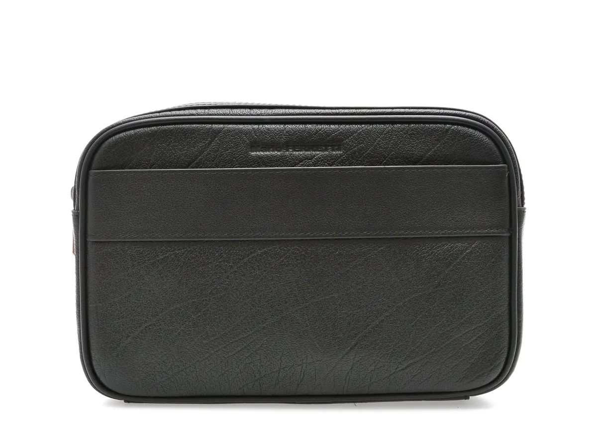 Borseta Mario Ferretti Neagra, 1001, Din Piele Naturala