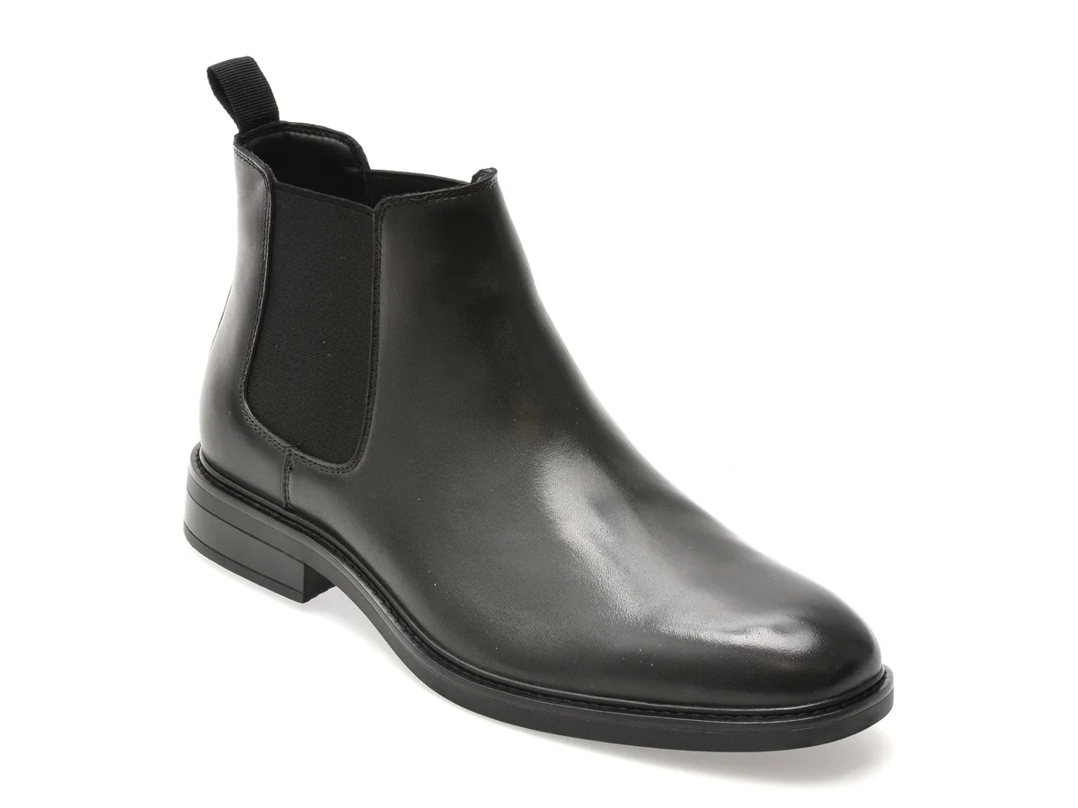 Ghete Aldo Negre, Gio 004, Din Piele Naturală