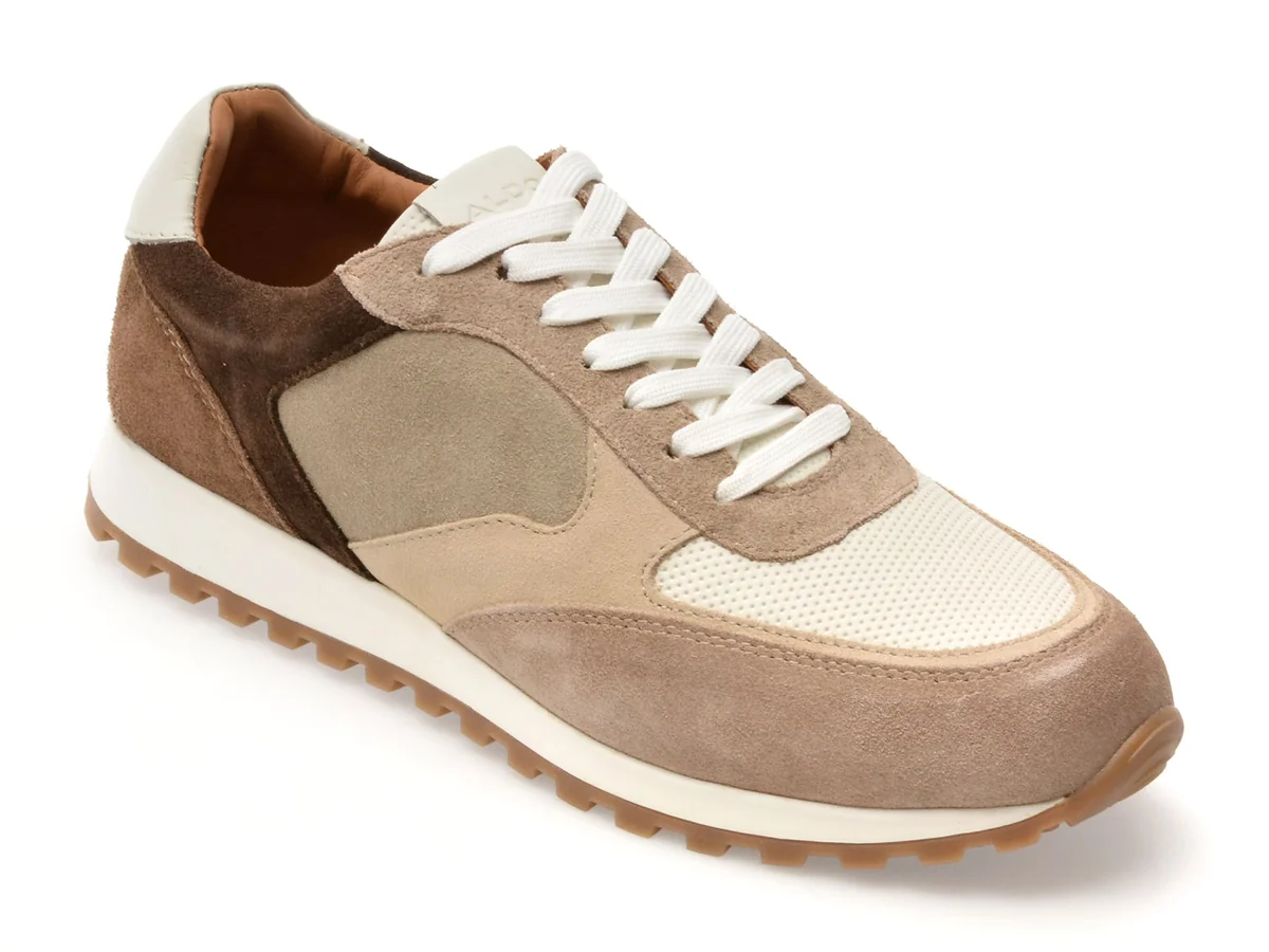 Pantofi Sport Aldo Gri, Gordo 244, Din Piele Naturală