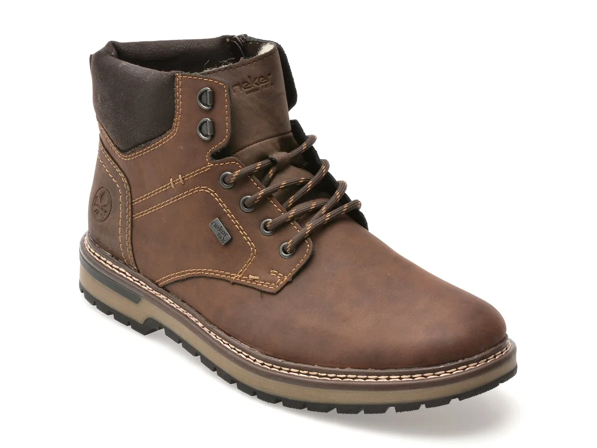 Ghete Rieker Maro, F3812, Din Piele Naturală