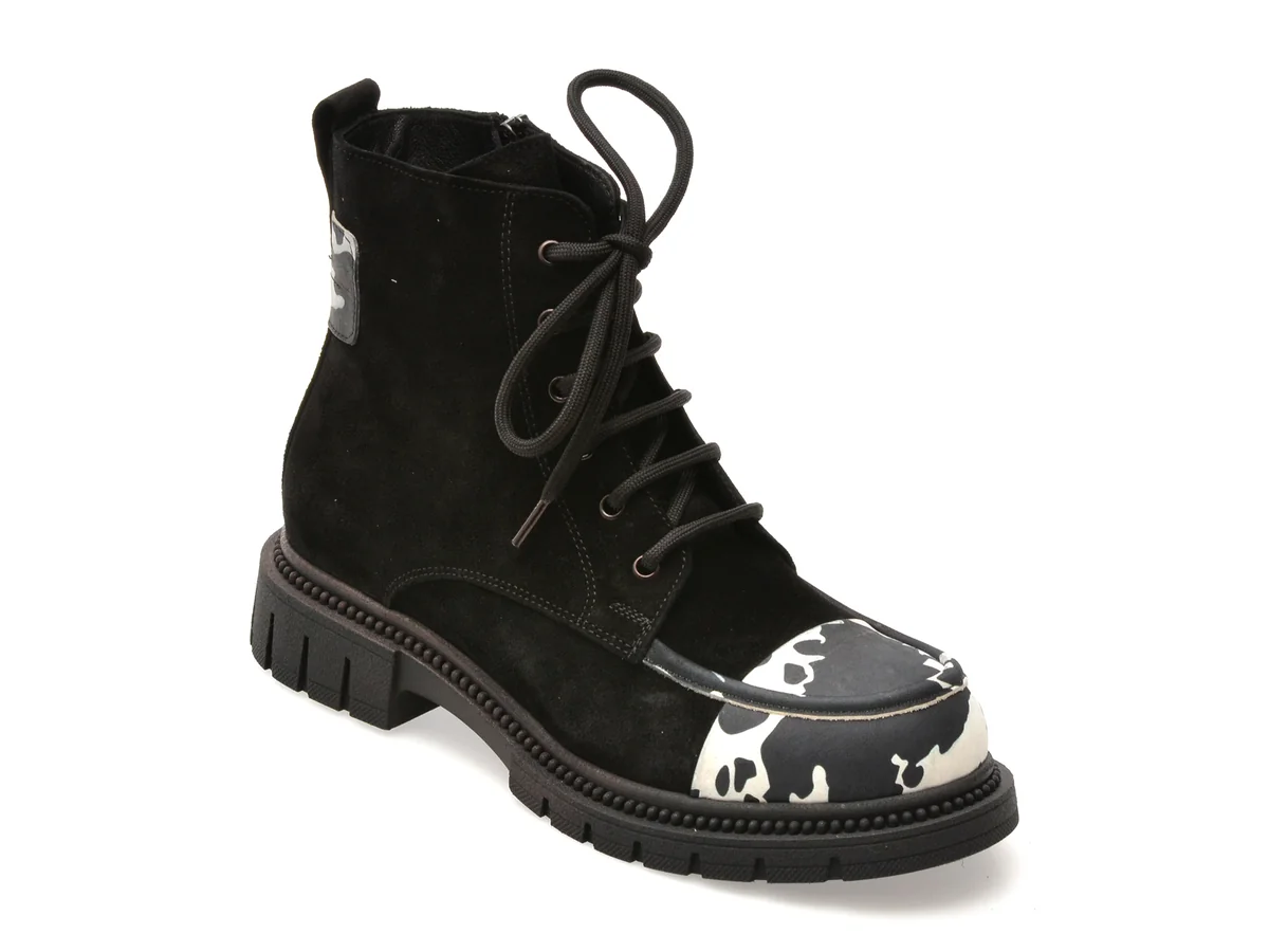 Ghete Gryxx Negre, 2201460, Din Piele Intoarsa
