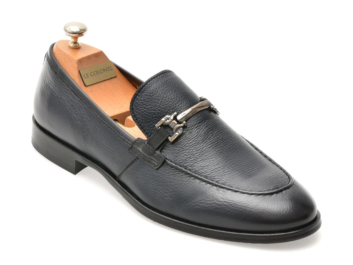 Mocasini Eleganti Le Colonel Bleumarin, 65917, Din Piele Naturala